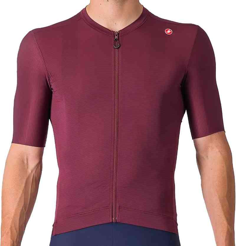 Castelli Espresso Trøje – Mørk Bordeaux/Sølv Måne