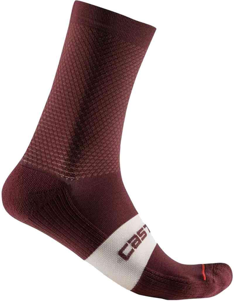 Castelli ESPRESSO 15 Sokker - Dyb Bordeaux