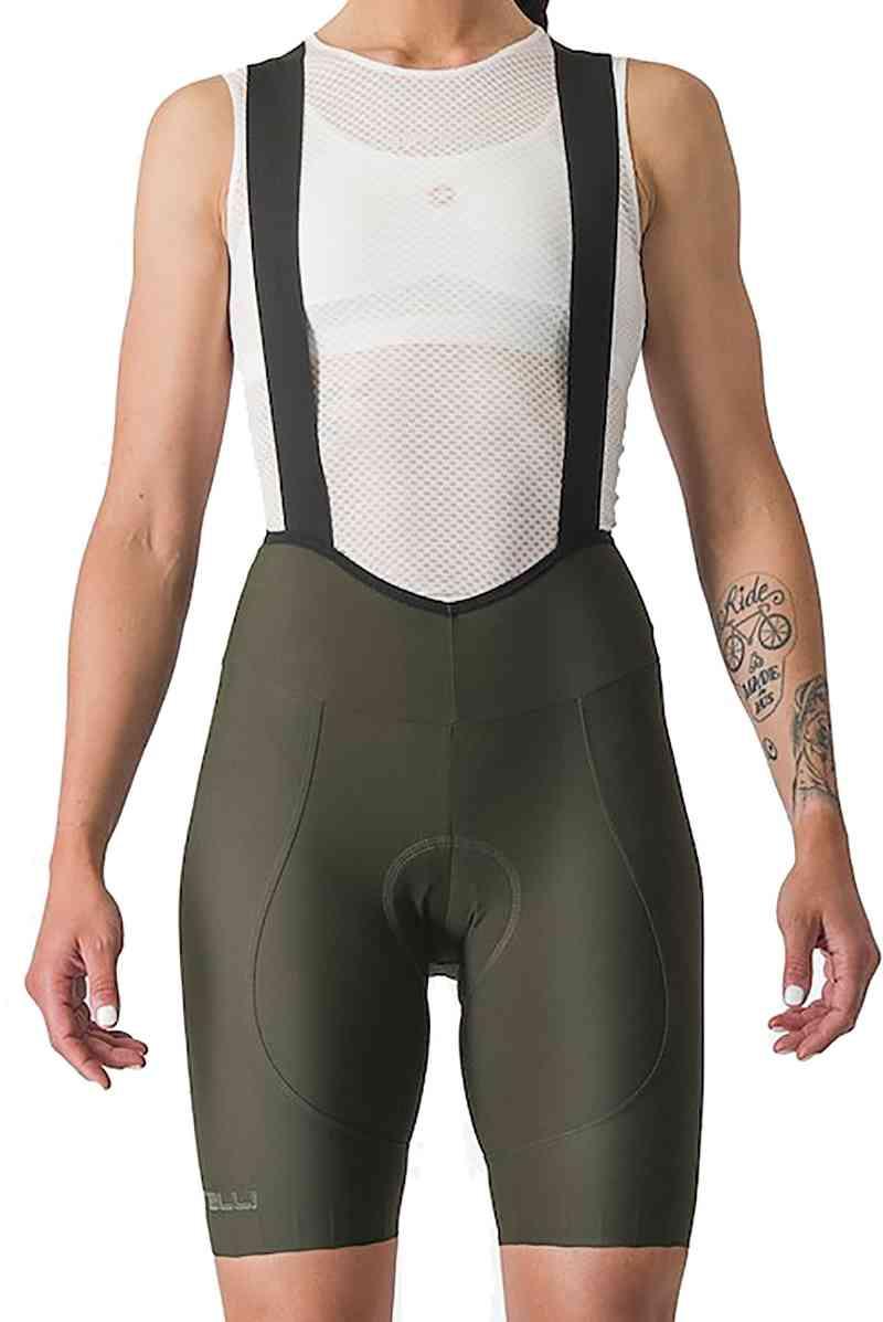 Castelli ESPRESSO W DT BIBSHORT - Deep Green
