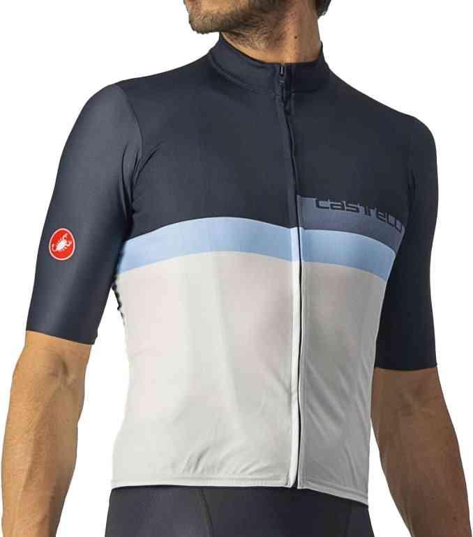 Castelli A BLOCCO JERSEY - Blå og Hvid