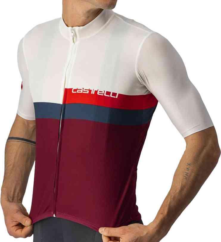 Castelli A Blocco Trøje – Rød/Hvid