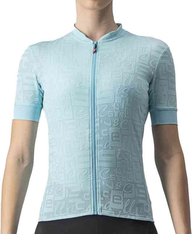 Castelli Promessa Jacquard Cykeltrøje - Blå Udsalg!