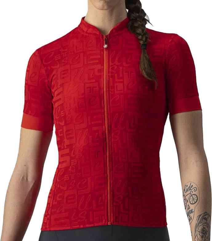 Castelli Promessa Jacquard Trøje – Rød