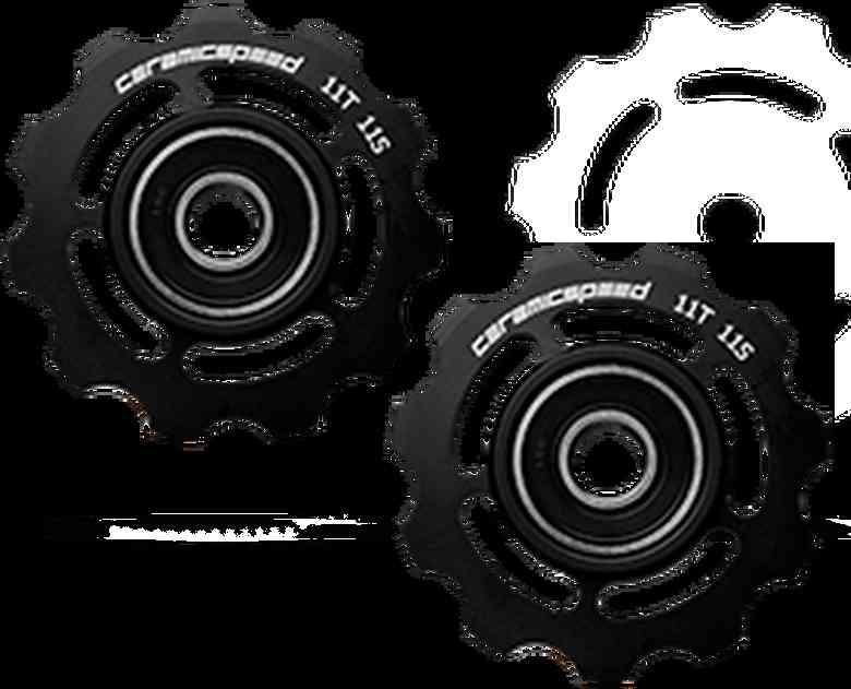 Keramisk Speed Pulleyhjul til Shimano 11s Sort