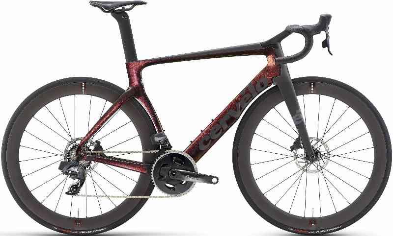 Cervélo S5 Force eTap AXS 2024 – Rød/Sort Cykel