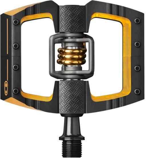 CrankBrothers Mallet DH 11 Pedaler – Sort/Gul