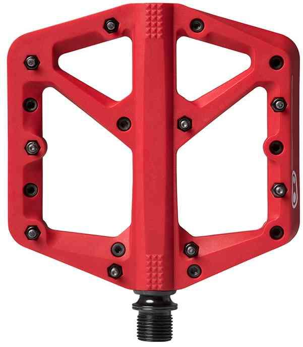 CrankBrothers Pedal Stamp 1 - Stor - Rød, Udsalg!