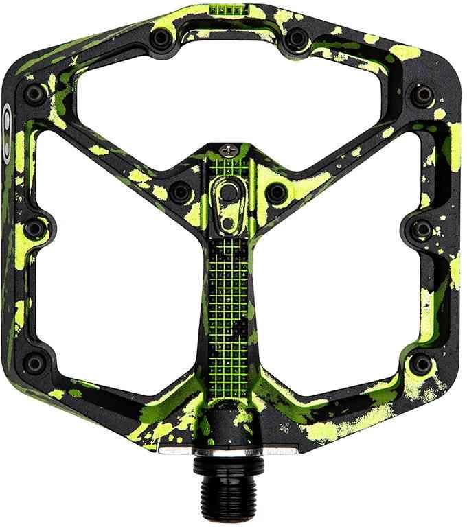 CrankBrothers Pedal Stamp 7 - Stor - Limegrøn