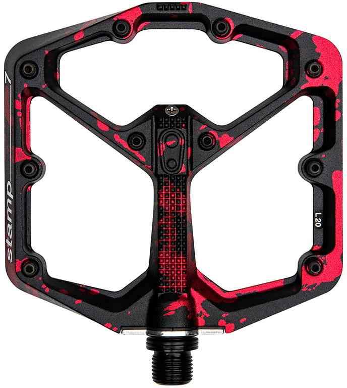CrankBrothers Pedal Stamp 7 - Stor - Rød