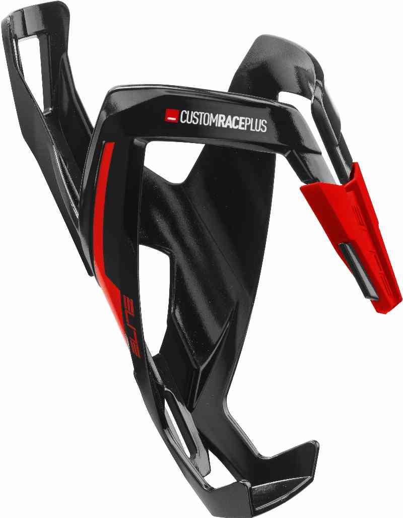 Elite Flaskeholder CustomRace+ – Sort og Rød Glans