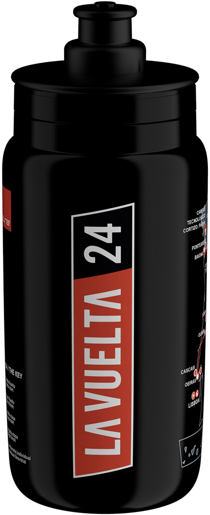 Elite FLY Vuelta Sort Kort 2024 Drikkeflaske - 550ml