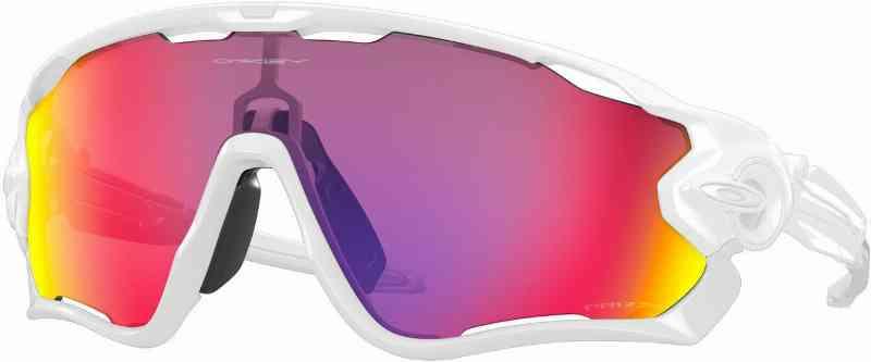 Oakley Jawbreaker - Poleret Hvid / Prizm Road Cykelbriller