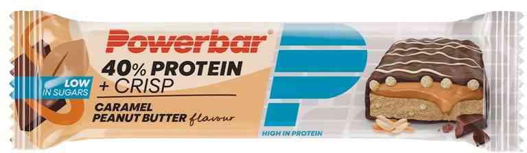 PowerBar 40% Protein Crisp Bar - Karamel & Peanut Butter 40g