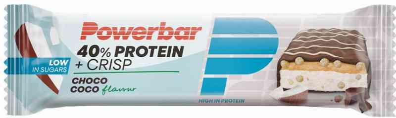 PowerBar 40% Protein Crisp Bar - Chokolade Kokos - 40g