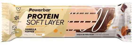 PowerBar Protein Bar med blød lag - Vanilje Toffee - 40g