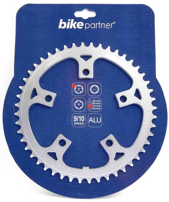 Bikepartner 46t Alu Klinge Ø110 - 9/10 gear