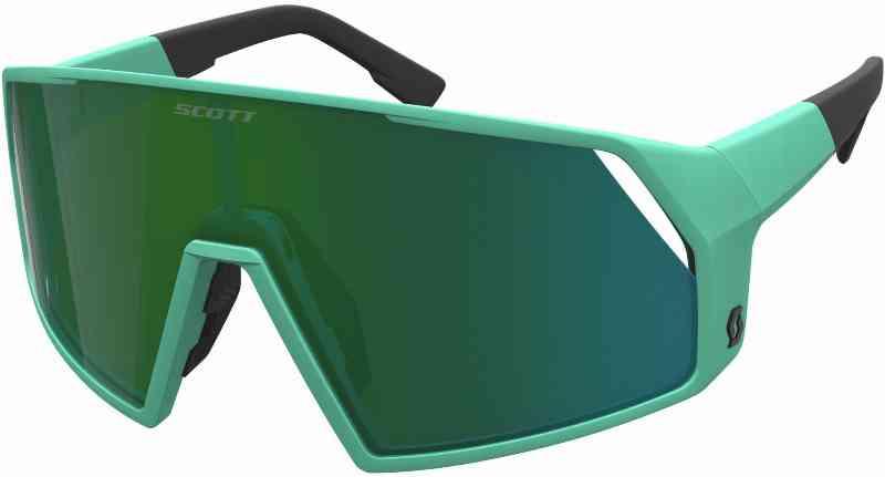 Scott Pro Shield Cykelbriller - Blød Teal Grøn / Grøn Chrome