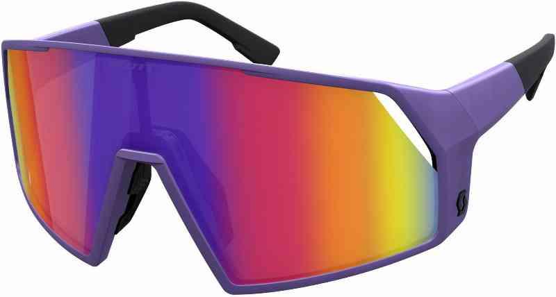 Scott Pro Shield Cykelbrille - Ultra Lilla / Teal Chrome