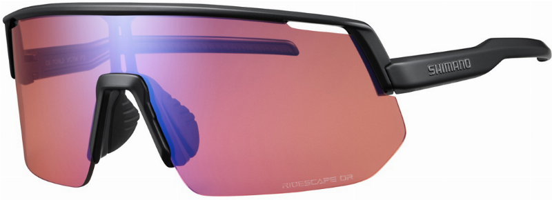 Shimano Technium L Ridescape Cykelbriller - Mat Sort
