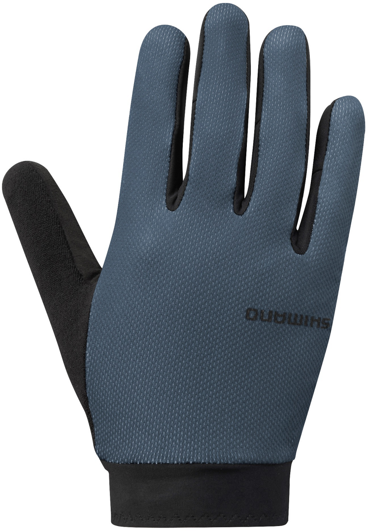 Shimano Explorer Handsker med Fuld Finger - Blå Grå