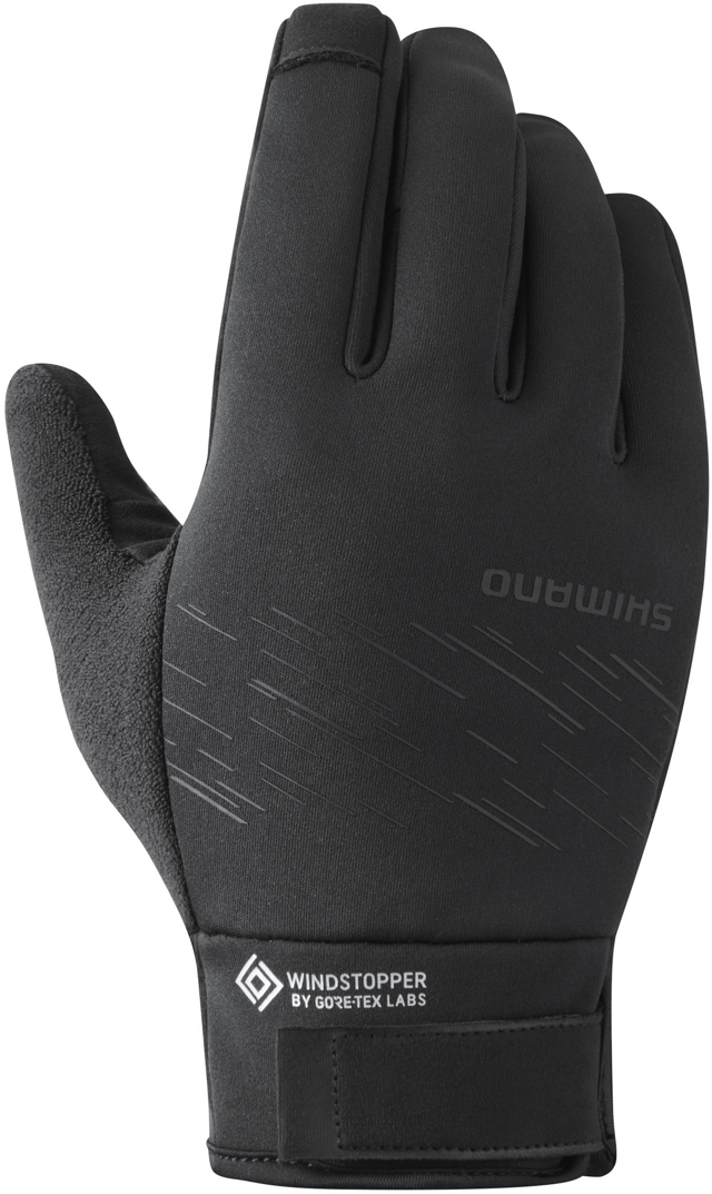 Shimano Vindstopper Isolerede Handsker - Sort