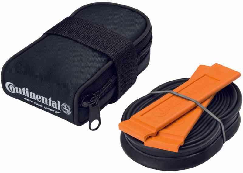 Continental Sadeltaske med 28" slange og dækjern