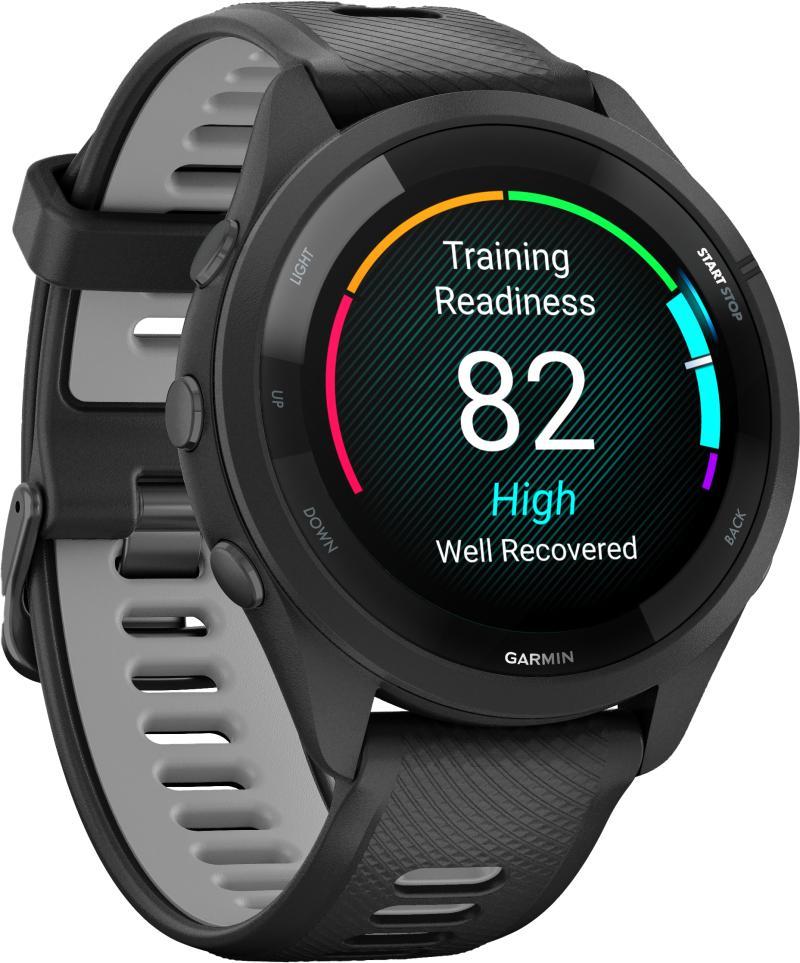 Garmin Forerunner 265 Music - Sort/Pudder