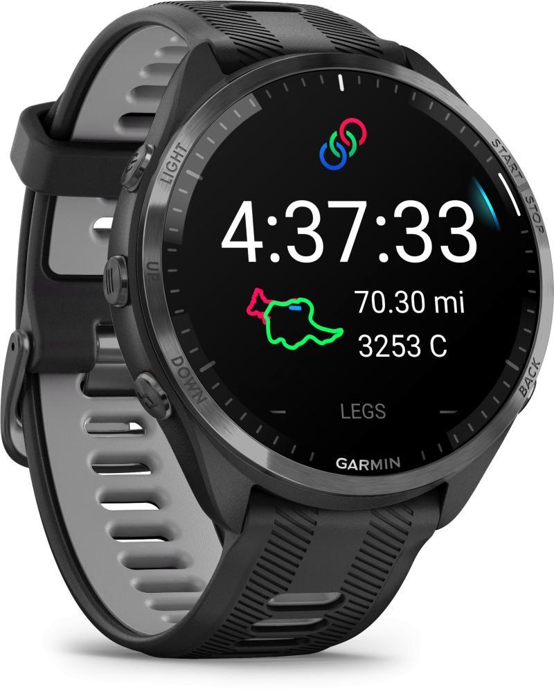 Garmin Forerunner 965 - Kulgrå - Sort/Pudder