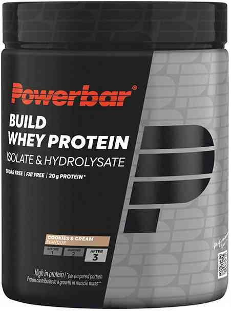 PowerBar Build Whey Protein - Kager & Fløde - 550g
