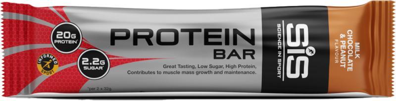 SIS Proteinbar med mælkechokolade & peanuts 64g