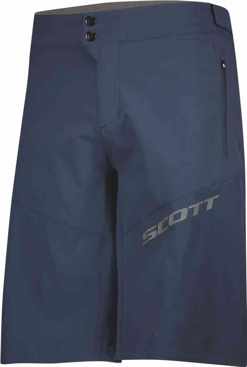 Scott Endurance MTB Shorts med pude – Blå løs pasform