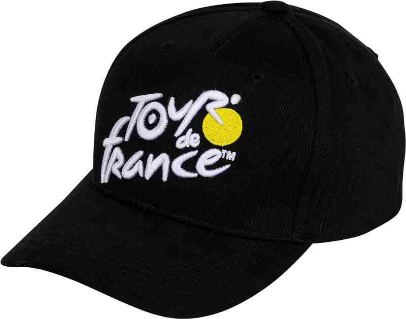 Tour de France Kasket - Sort med Logo