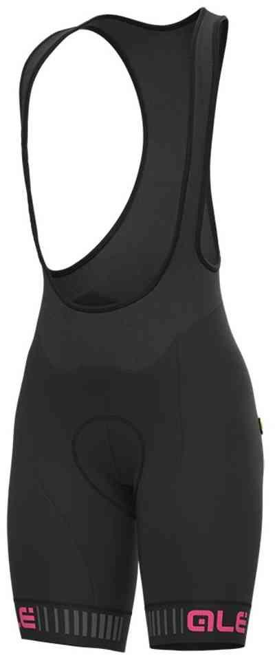 Alé Bibshorts Traguardo til kvinder, Sort/Pink (S)