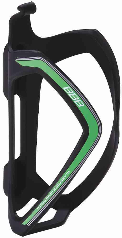 BBB Flaskeholder FlexCage Komposit 31g - Mat Sort/Grøn