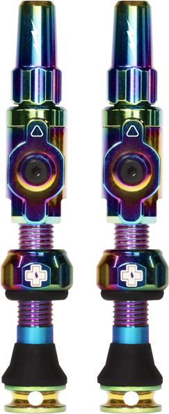 Muc-Off Big Bore Lite Tubeless Ventil 35mm - Iridescent tilbud