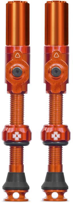 Muc-Off Big Bore Hybrid Tubeless Ventil 45mm - Orange