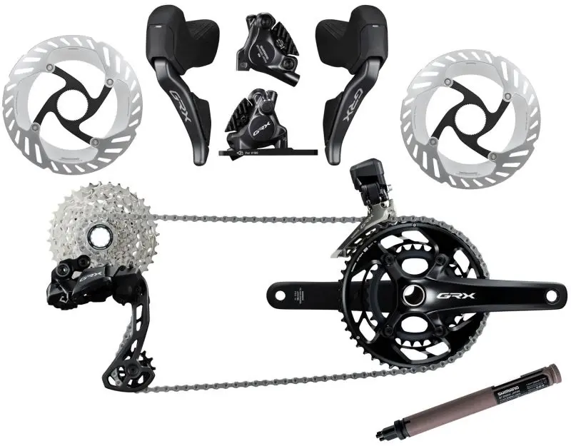 Shimano Grx 825 Di2 12-Speed Geargruppe 48/31t 172,5mm