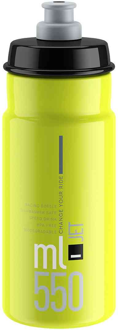 Elite JET Drikkeflaske – 550ml – Gul Fluo