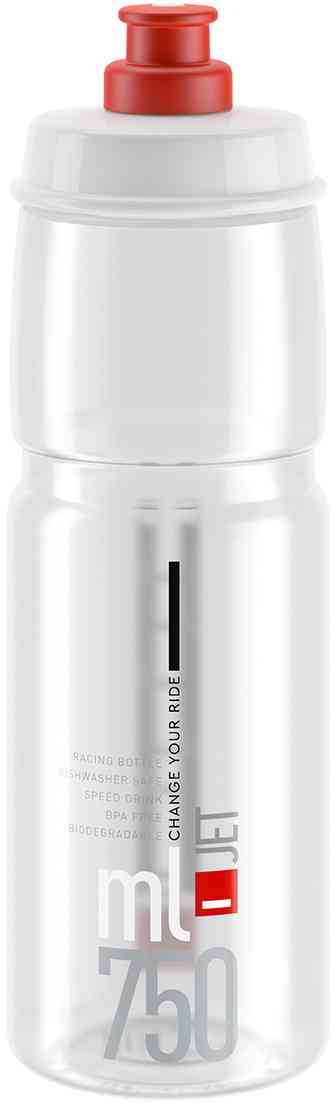 Elite JET Vandflaske - 750ml - Gennemsigtig