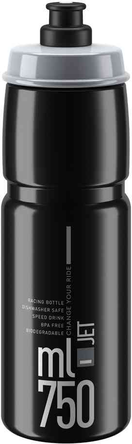 Elite JET Vandflaske - 750ml - Sort