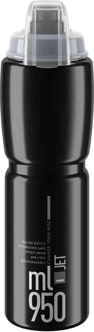 Elite JET Plus Vandflaske – 950ml – Sort