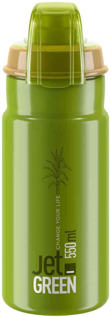 Elite JET Green Drikkeflaske - 550ml - Oliven