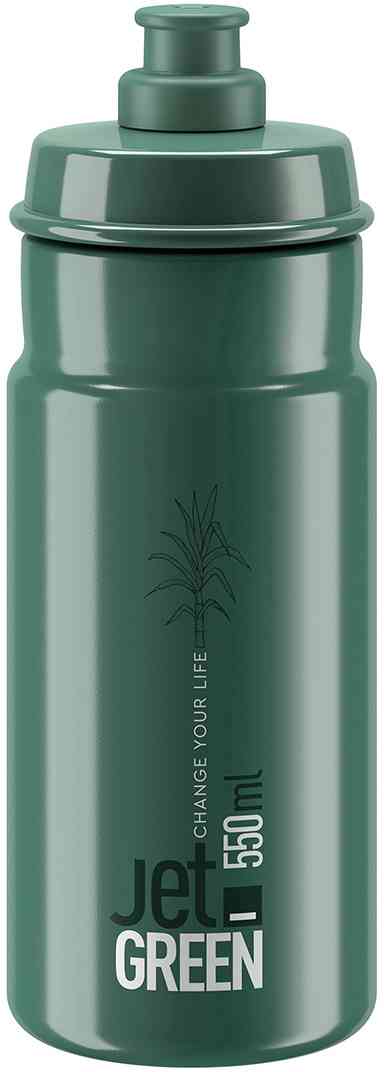 Elite JET Green Drikkeflaske - 550ml - Mørkegrå