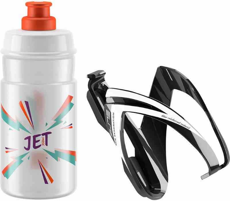 Elite Kit CEO Sort Blank + JET Drikkedunk - 350ml - Orange