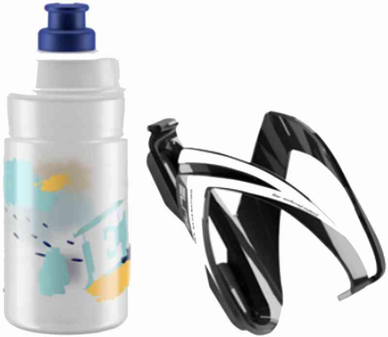 Elite Kit CEO Sort Blank + JET Drikkeflaske 350ml - Blå