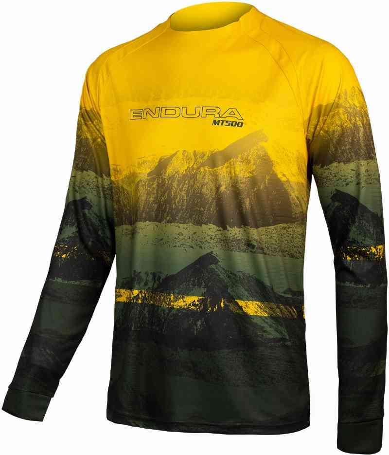 Endura MT500 Scenic Langærmet T-shirt - Olivengrøn