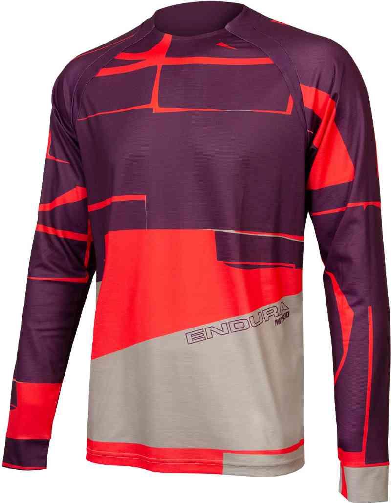 Endura MT500 Langærmet T-shirt - Lilla/Rød