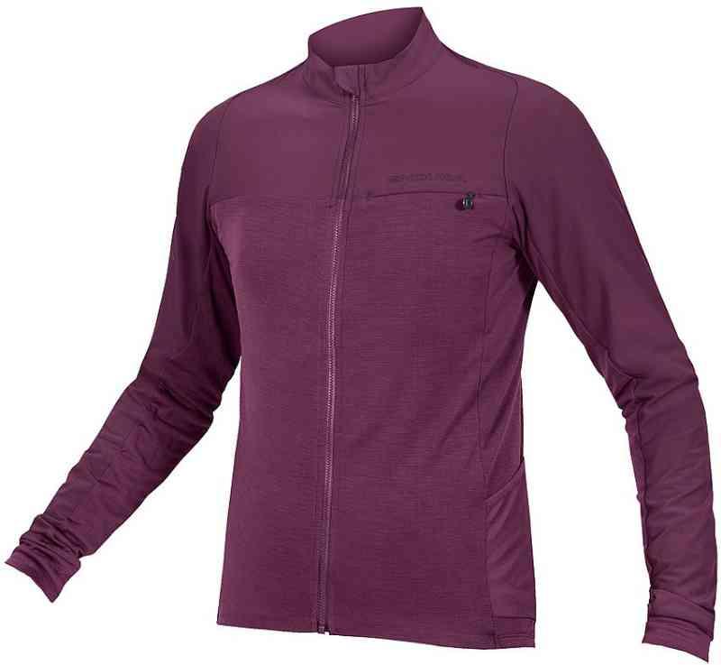 Endura GV500 Langærmet Gravel/MTB Trøje - Aubergine