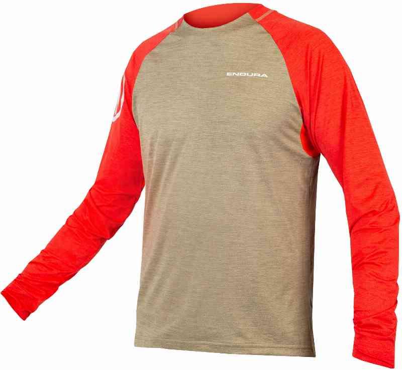 Endura SingleTrack L/S Trøje - Svamp