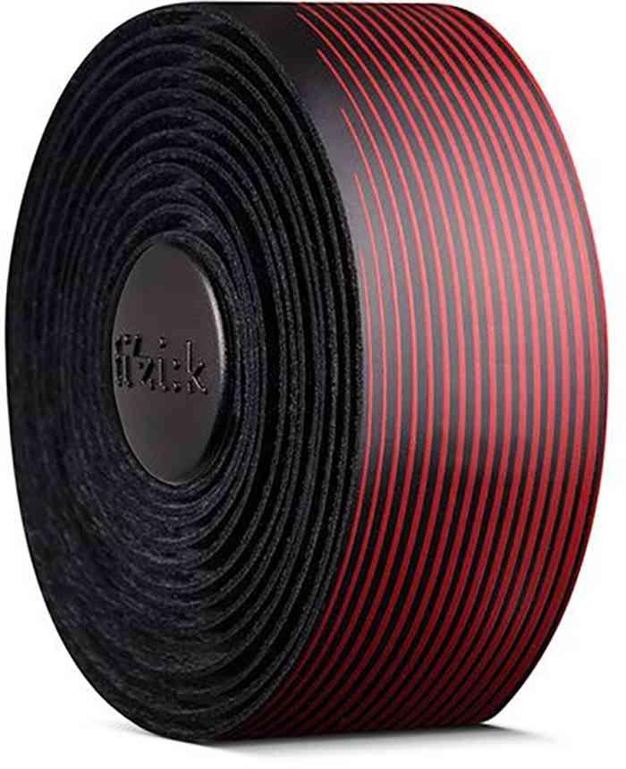 FIZIK Vento Microtex Tacky Styrebånd, 2 mm - Sort/Rød